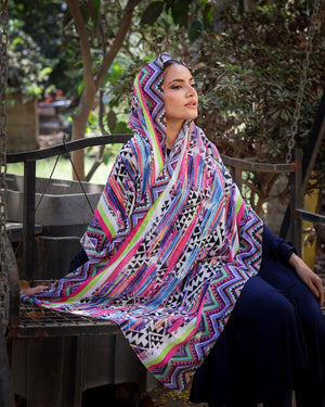 Digital Chiffon Scarf DS4104