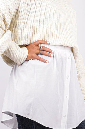 Chemise Skirt – Colors - White