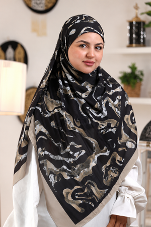 Khimar Malaysian Chiffon Printed DM1102