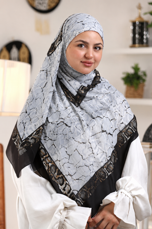 Khimar Malaysian Chiffon Printed DM1101