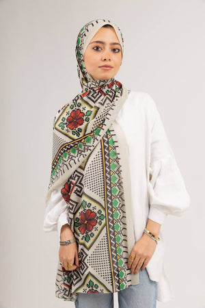 Digital Chiffon Scarf DS4121