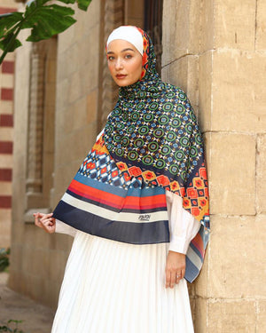 Digital Chiffon Scarf DS1211