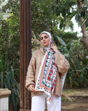 Digital Chiffon Scarf DS1239