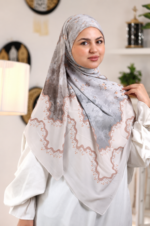 Khimar Malaysian Chiffon Printed DM1105
