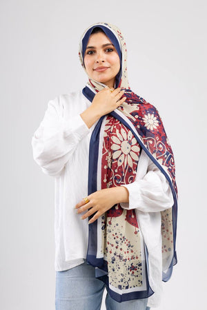 Digital Chiffon Scarf DS4119