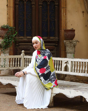 Digital Chiffon Scarf DS1236