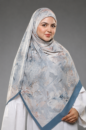 Khimar Malaysian Chiffon Printed DM1117