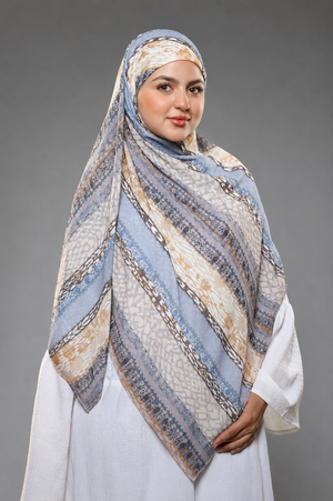 Khimar Malaysian Chiffon Printed DM1129