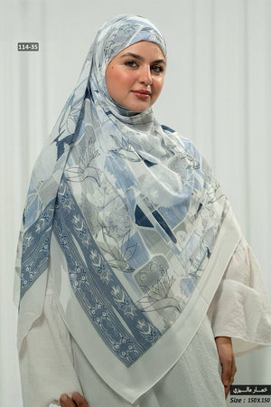 Khimar Malaysian Chiffon Printed DM1066