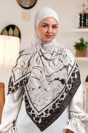 Khimar Malaysian Chiffon Printed DM1108