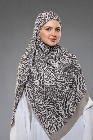 Khimar Malaysian Chiffon Printed DM1116
