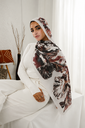 Digital Chiffon Scarf DS4253