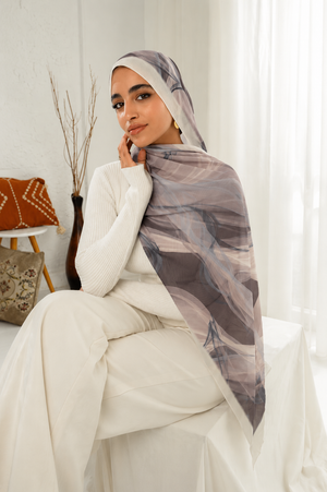 Digital Chiffon Scarf DS4252