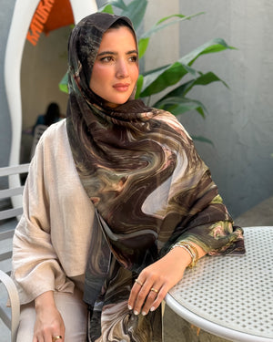 Digital Chiffon Scarf DS4207