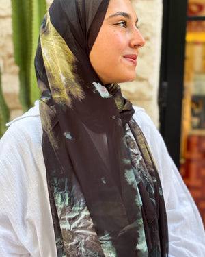 Digital Chiffon Scarf DS4212