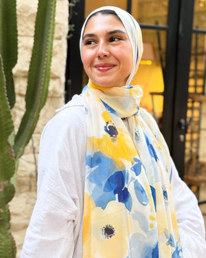 Digital Chiffon Scarf DS4201