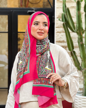 Digital Chiffon Scarf DS4208