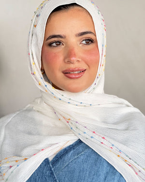 Twist of Lines Hijab – Designs - Design 19 – Twist 19