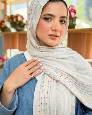 Twist of Lines Hijab – Designs - Design 03 – Twist 3