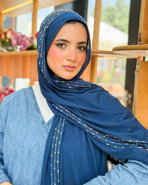 Twist of Lines Hijab – Designs - Design 15 – Twist 15