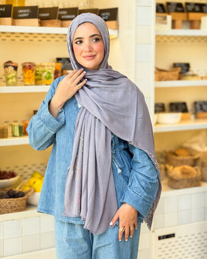 Twist of Lines Hijab – Designs - Design 07 – Twist 7