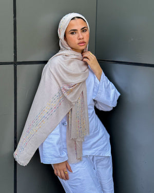 Twist of Lines Hijab – Designs - Design 25 – Twist 25