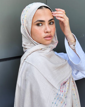 Twist of Lines Hijab – Designs - Design 26 – Twist 27