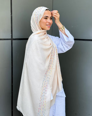 Twist of Lines Hijab – Designs - Design 23 – Twist 23