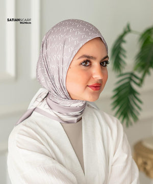Square Satin Printed Scarf – Designs - Pattern 14 – SSP14