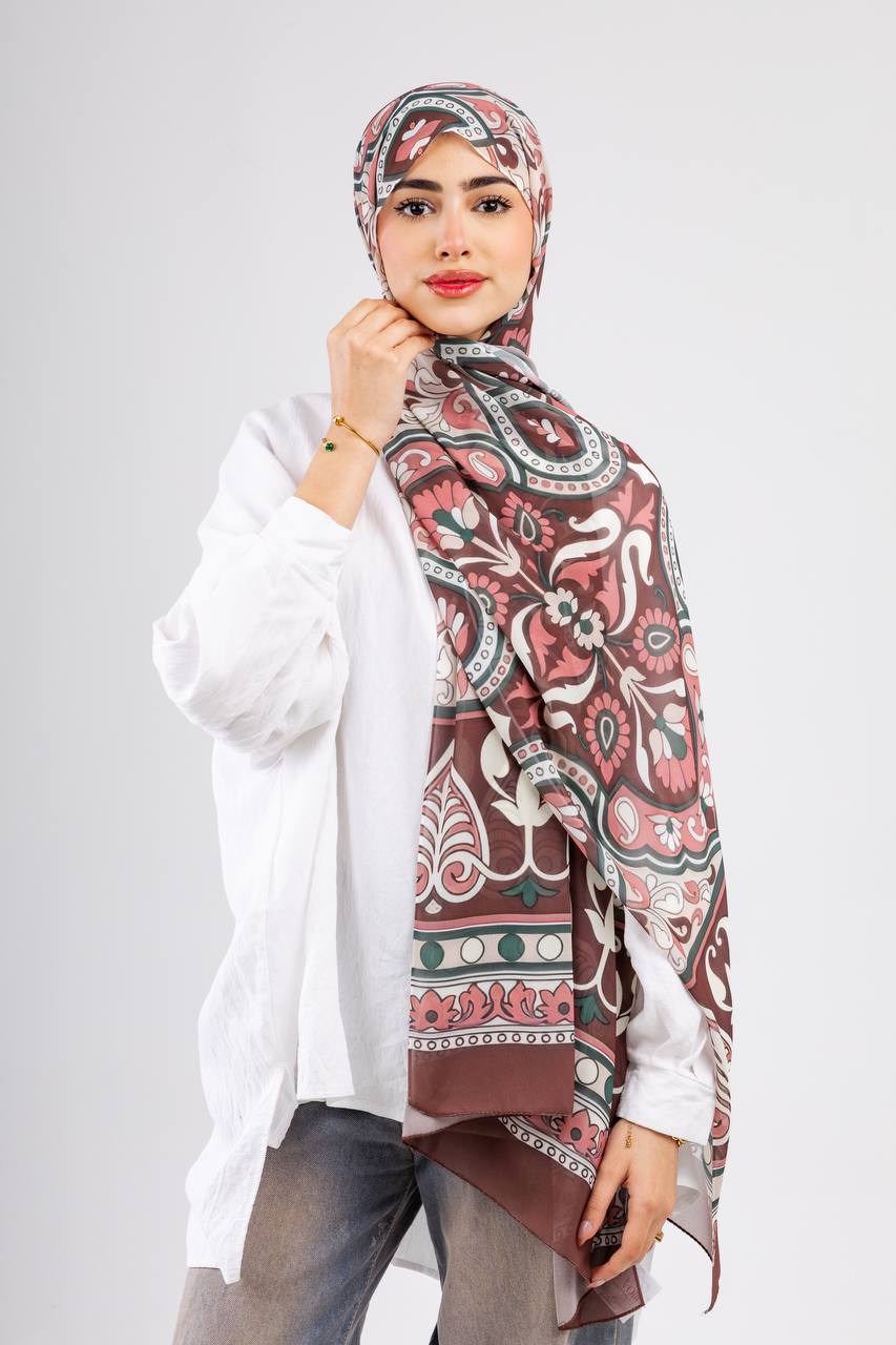 Digital Chiffon Scarf DS4109