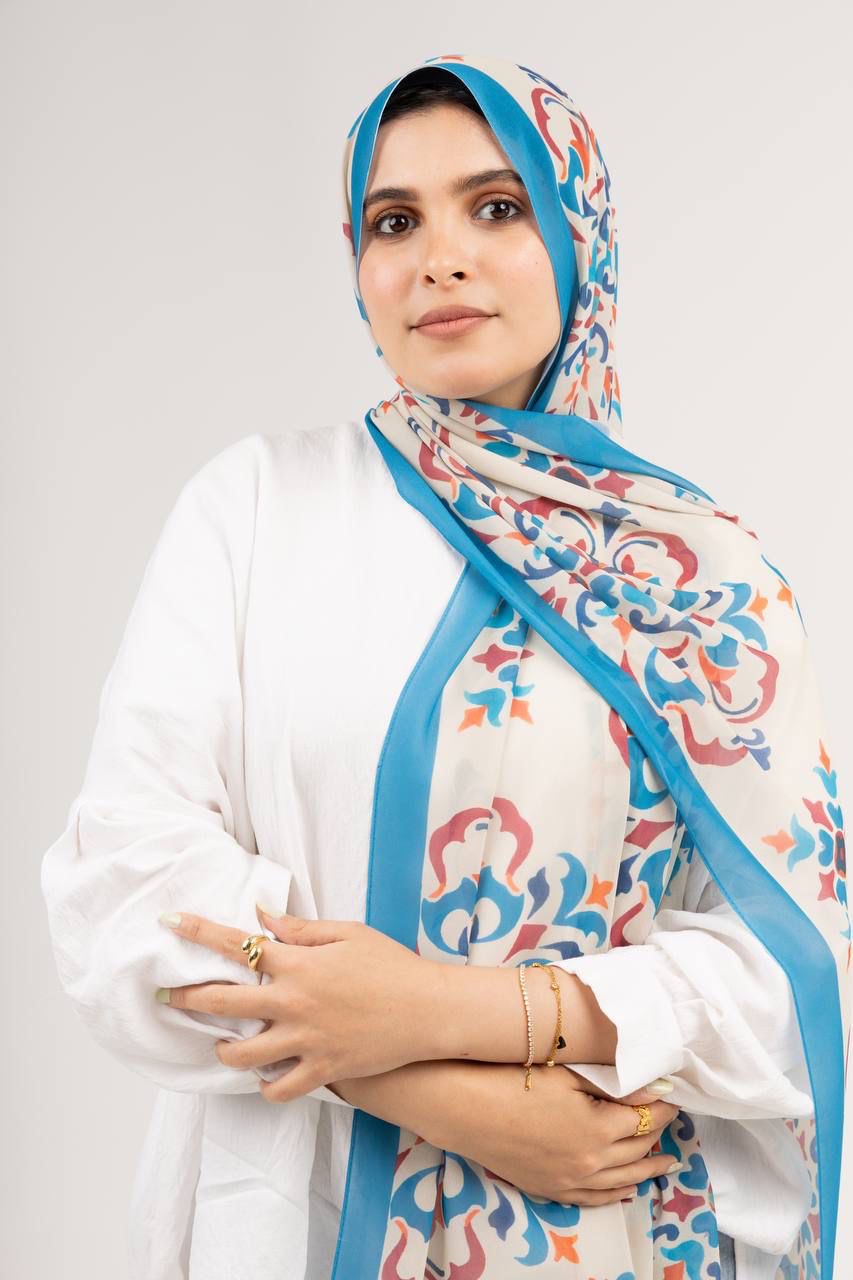 Digital Chiffon Scarf DS4165