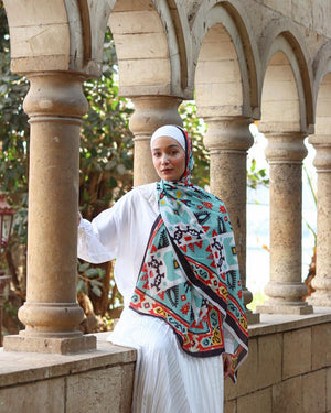 Digital Chiffon Scarf DS1208