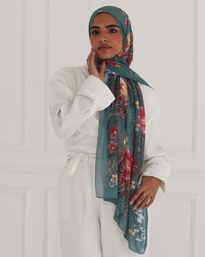 Digital Chiffon Scarf DS4156