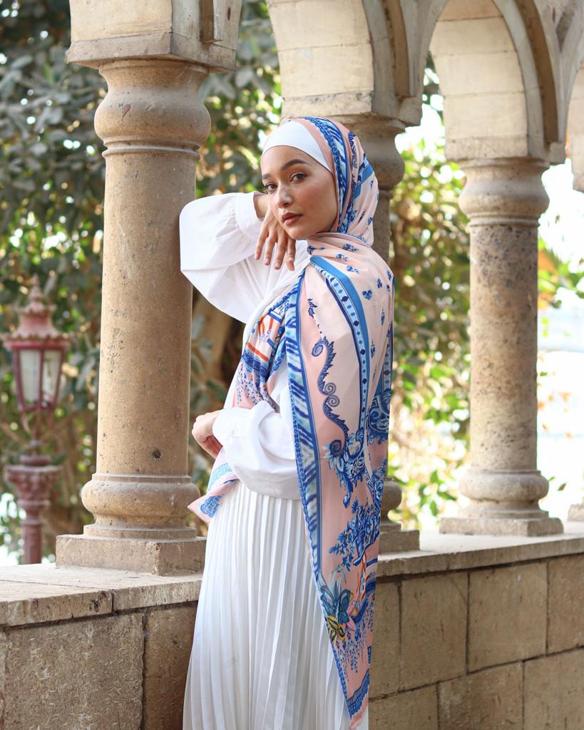 Digital Chiffon Scarf DS1214