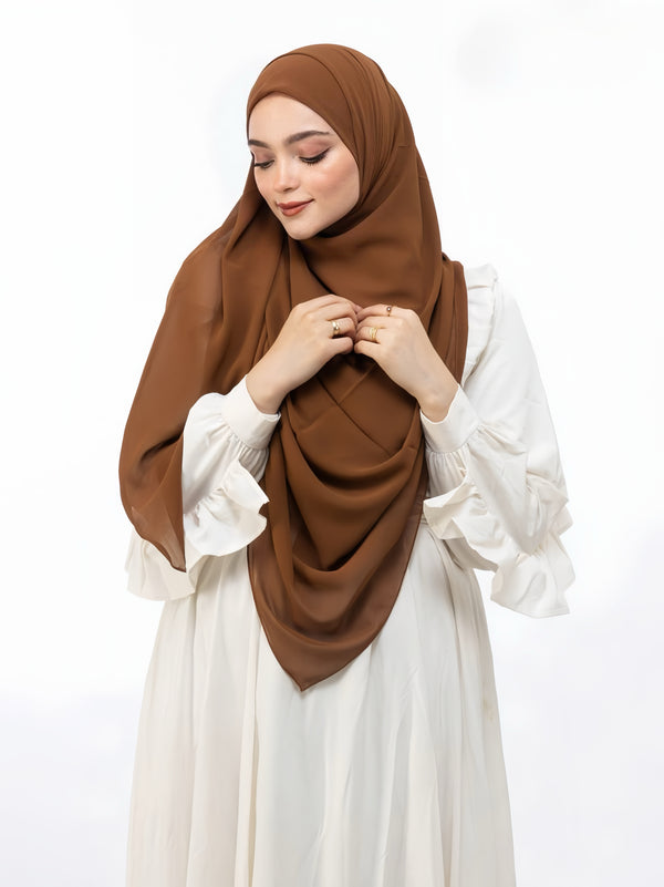 Khimar Malaysian Chiffon.