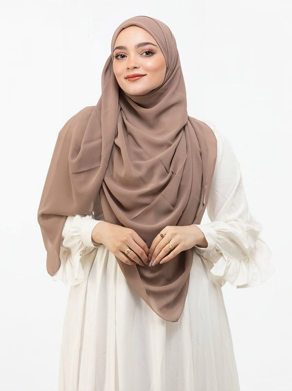 Khimar Malaysian Chiffon.