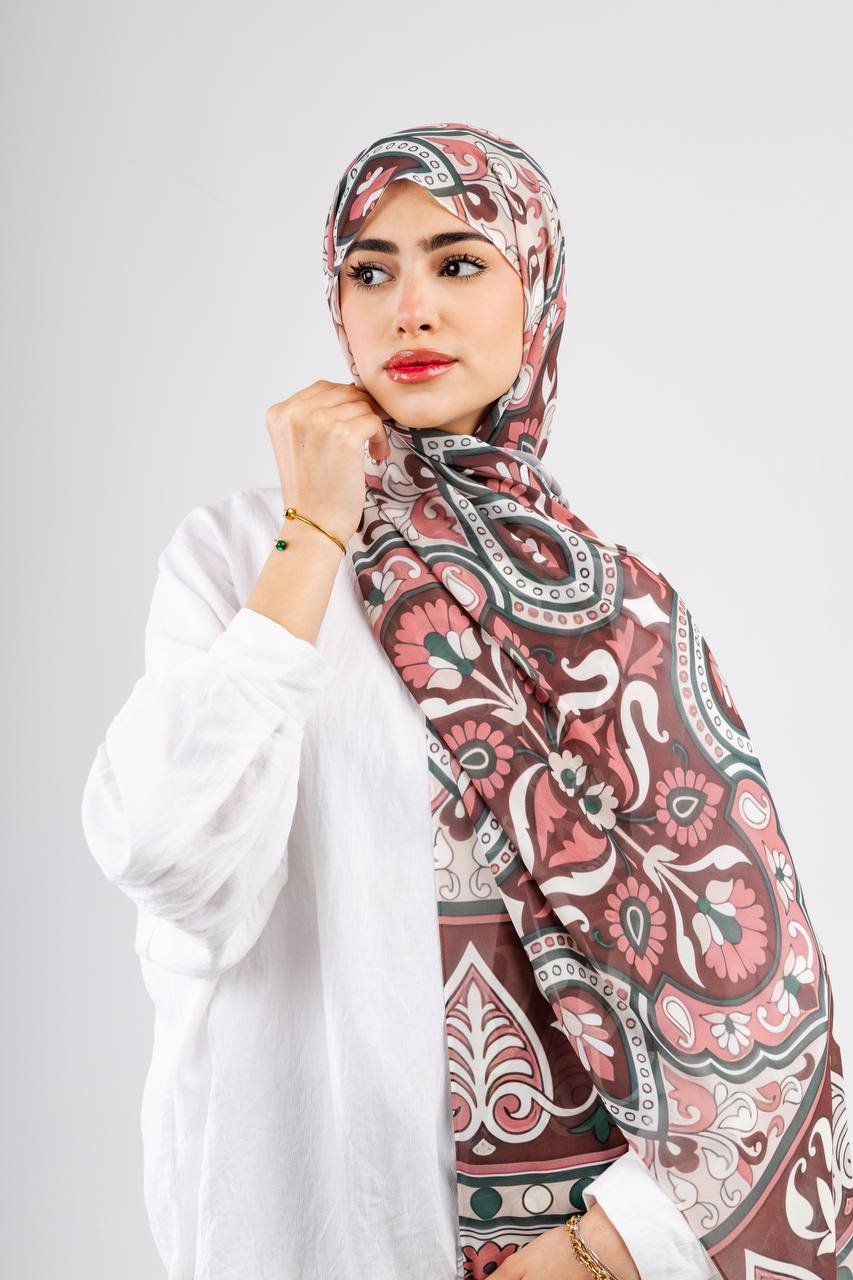 Digital Chiffon Scarf DS4109