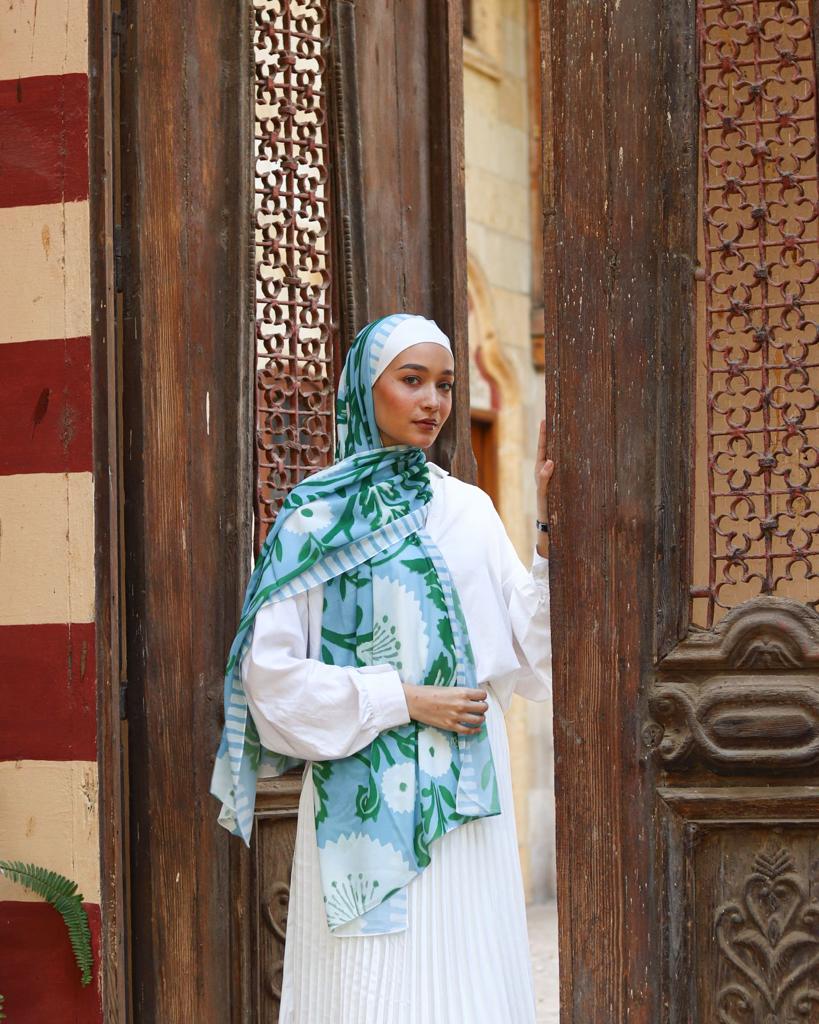 Digital Chiffon Scarf DS1238