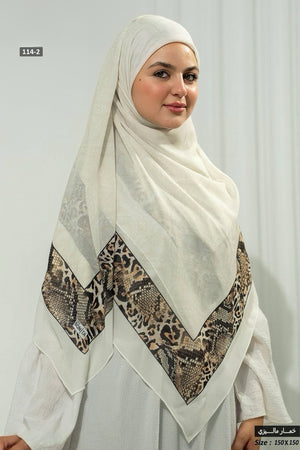 Khimar Malaysian Chiffon Printed DM1094