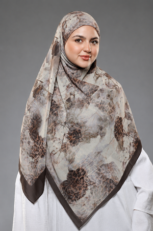 Khimar Malaysian Chiffon Printed DM1118
