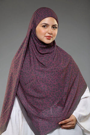 Khimar Malaysian Chiffon Printed DM1119