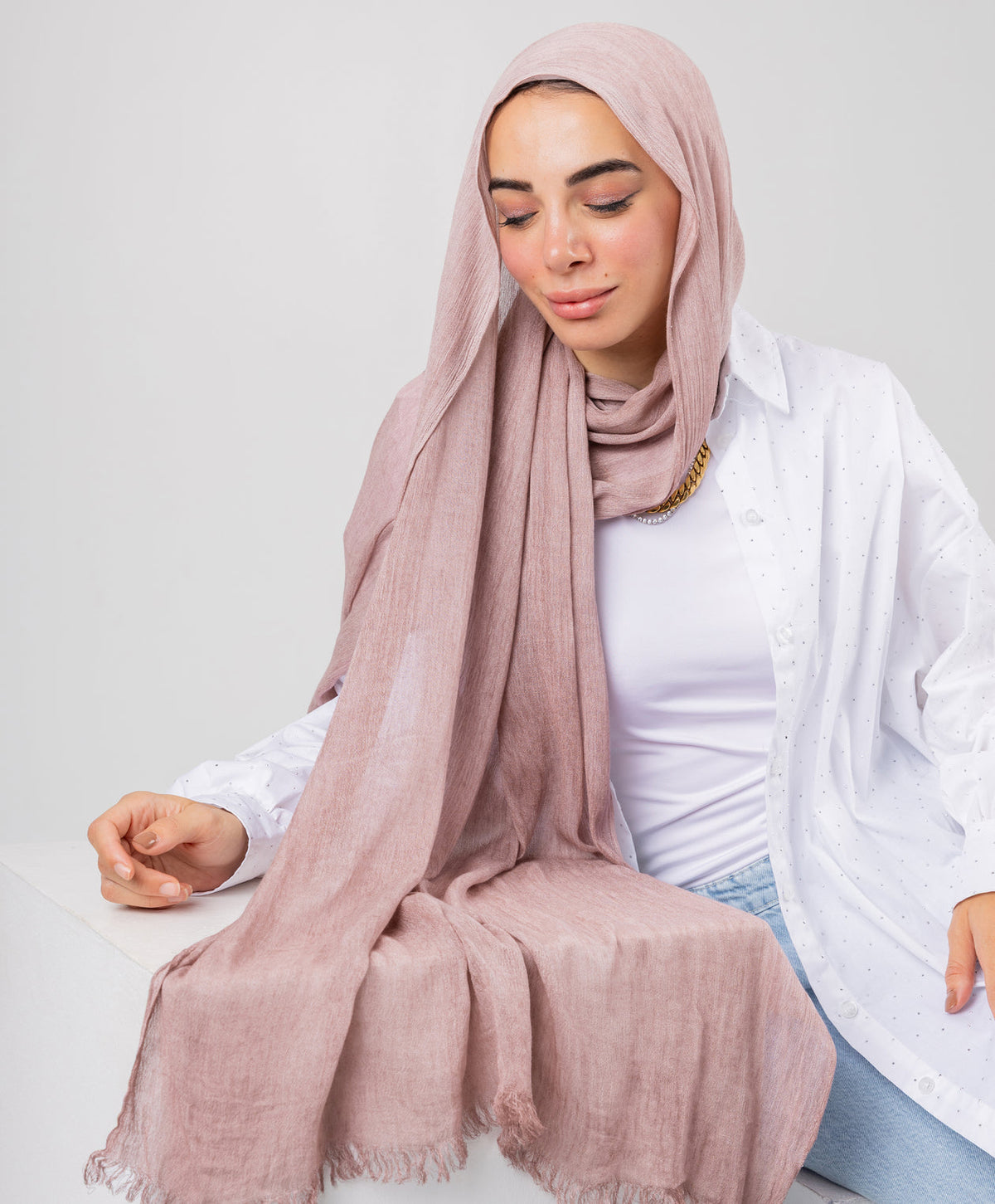 Marble Linen Scarf – Colors - Color 07 – ML1007