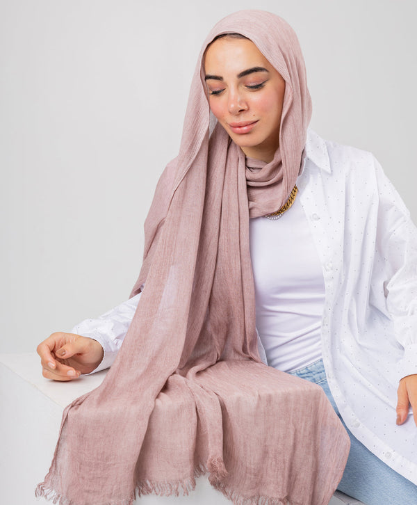 Marble Linen Scarf