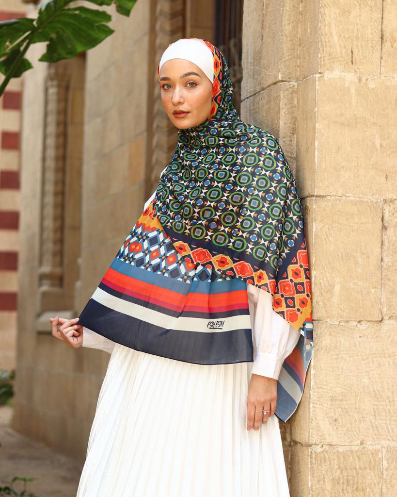 Digital Chiffon Scarf DS1211