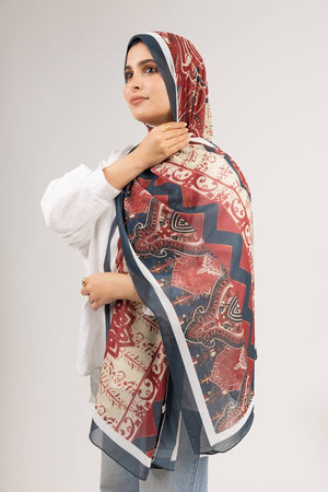 Digital Chiffon Scarf DS4127