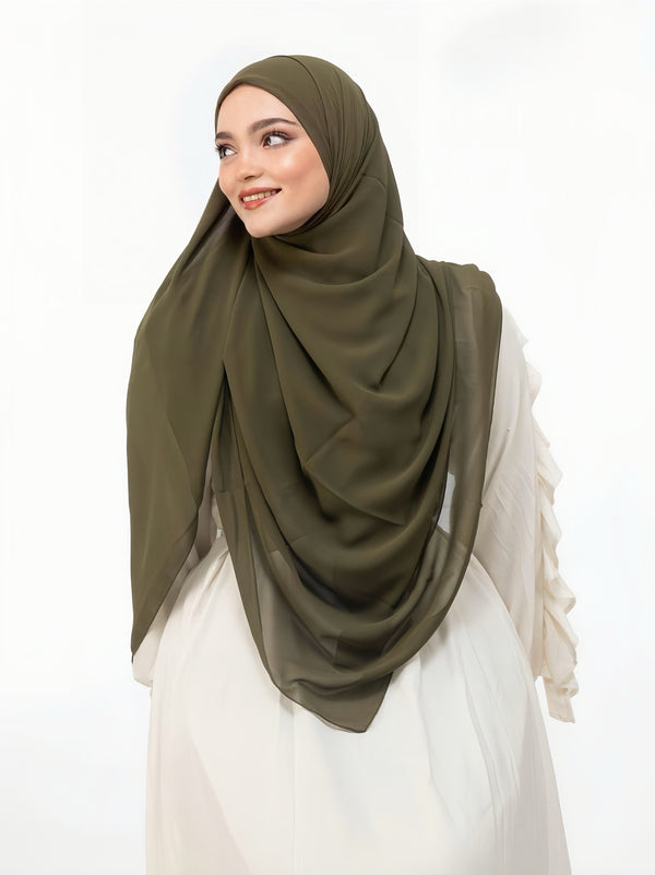 Khimar Malaysian Chiffon.