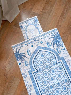 Pocket Prayer Mat – Bleu Blanc