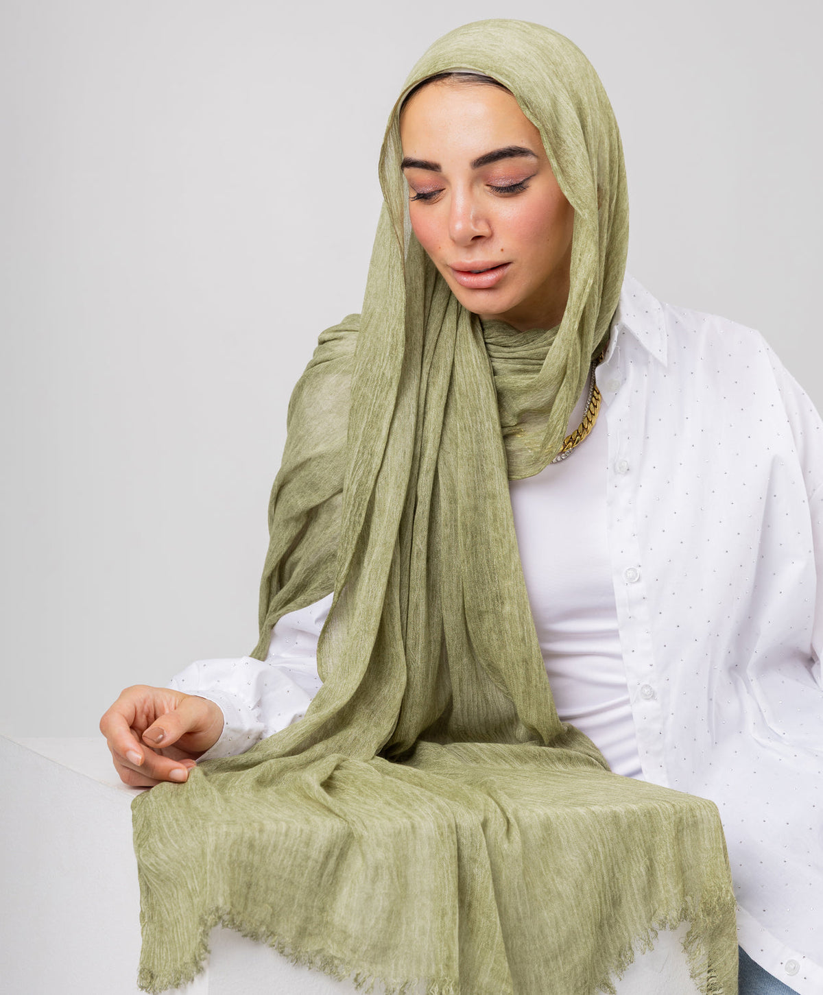 Marble Linen Scarf – Colors - Color 09 – ML1009