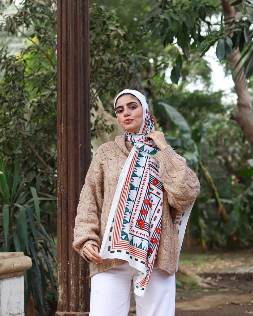 Digital Chiffon Scarf DS1239