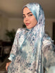 Satin Isdal – Patterns - Aqua Floral – 2005